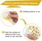 90Pcs Gold and White Confetti Balloons, 12 Inches Gold Glitter Balloons, White Metallic Glod confetti Letax Balloons, Thicken Gold Glitter White Matte Party Balloons for Balloon Garland Arch